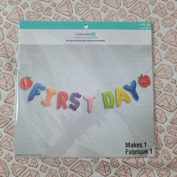 First Day Foil Balloons - Picture 4 of 6